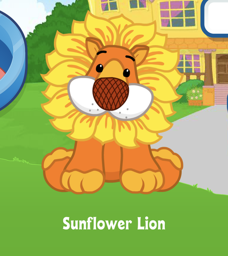 sunflower lion webkinz