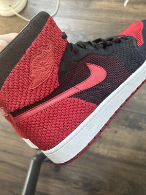 BRAND NEW SZ 15 - Jordan 1 Retro High OG Flyknit Bred 2017 | eBay BRAND NEW SZ 15 - Jordan 1 Retro High OG Flyknit Bred 2017 | eBay
