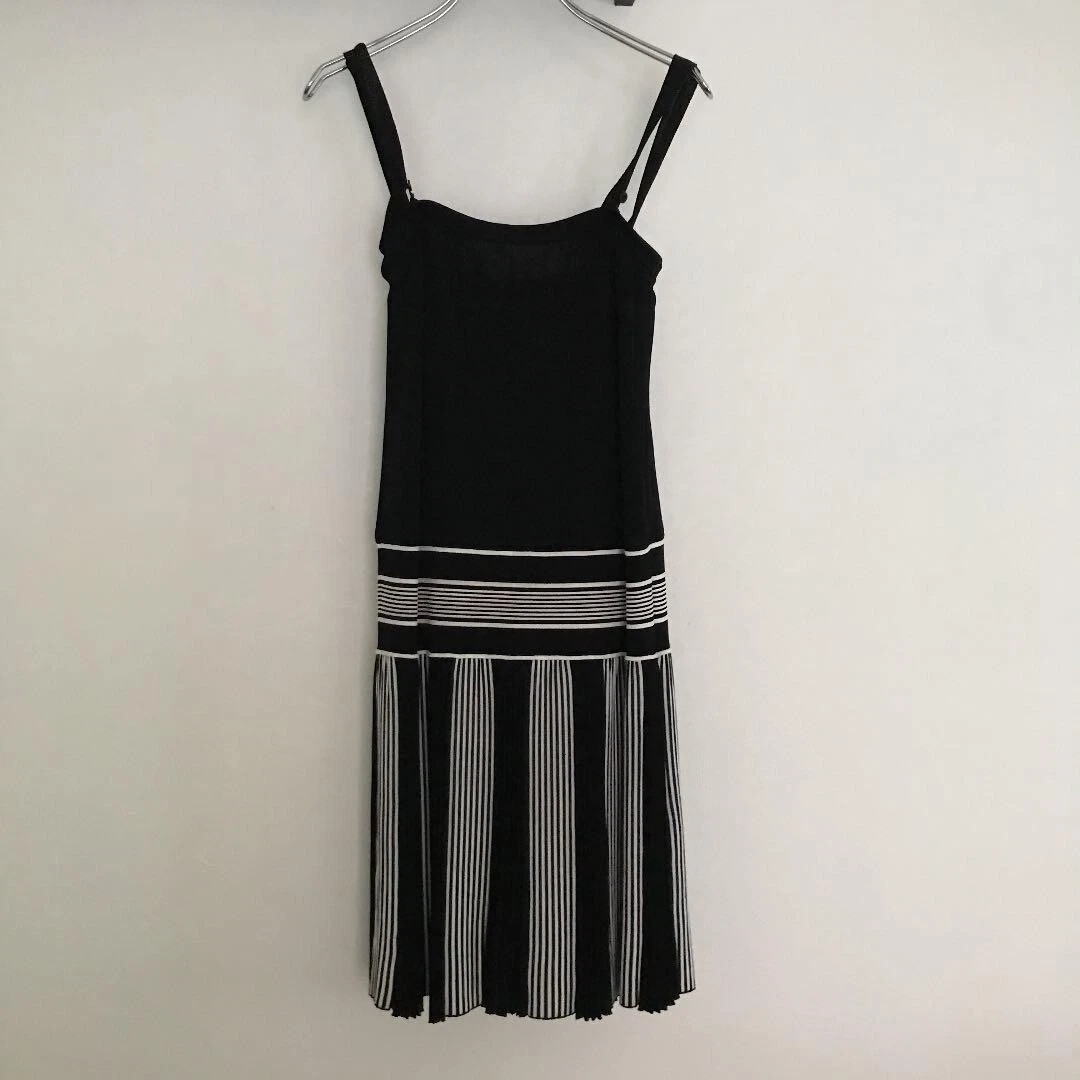 Robe plissée femme GUCCI taille S viscose nylon polyuréthane noir
