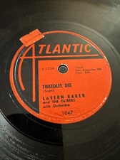 Atlantic 78 RPM Lavern Baker - Tweedle Dee / Tomorrow Night 1047 V R&B