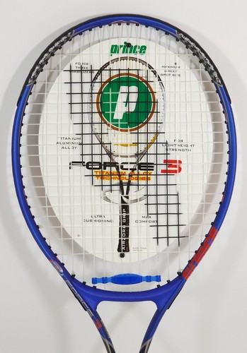 Prince Force 3 Quantum Ti Oversize Titanium Tennis Racquets #3 #4 w/case READ - Bild 4 von 21