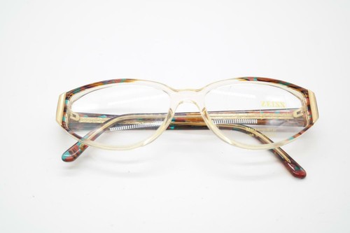 Vintage Zeiss 4737 8200 Mehrfarbig Transparent Gold oval Brille eyeglasses NOS - Picture 6 of 6