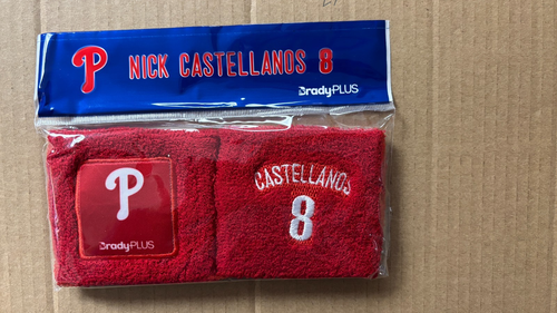 NEW Phillies SGA - Nick Castellanos Wristbands - Free S/H