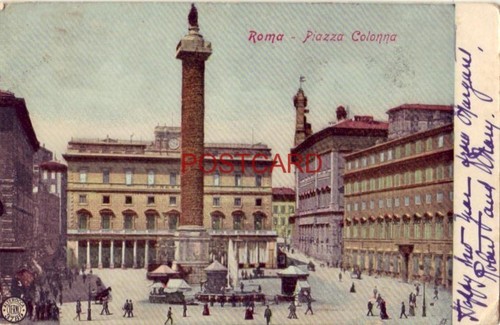 Colonna Romano Roma ITALY. ROMA - PIAZZA COLONNA 1907 | eBay