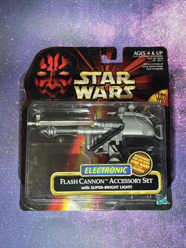 Star Wars Episodio I 1999 Hasbro Juego de accesorios cañón flash electrónico - Imagen 1 de 2