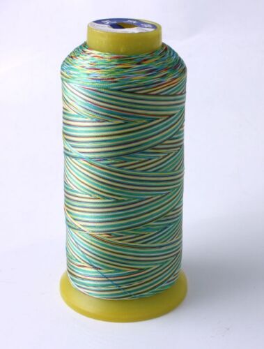 Polyester Sewing Thread Rainbow Color Weaving Floss High Speed Threads 3000Yards - Picture 17 of 31