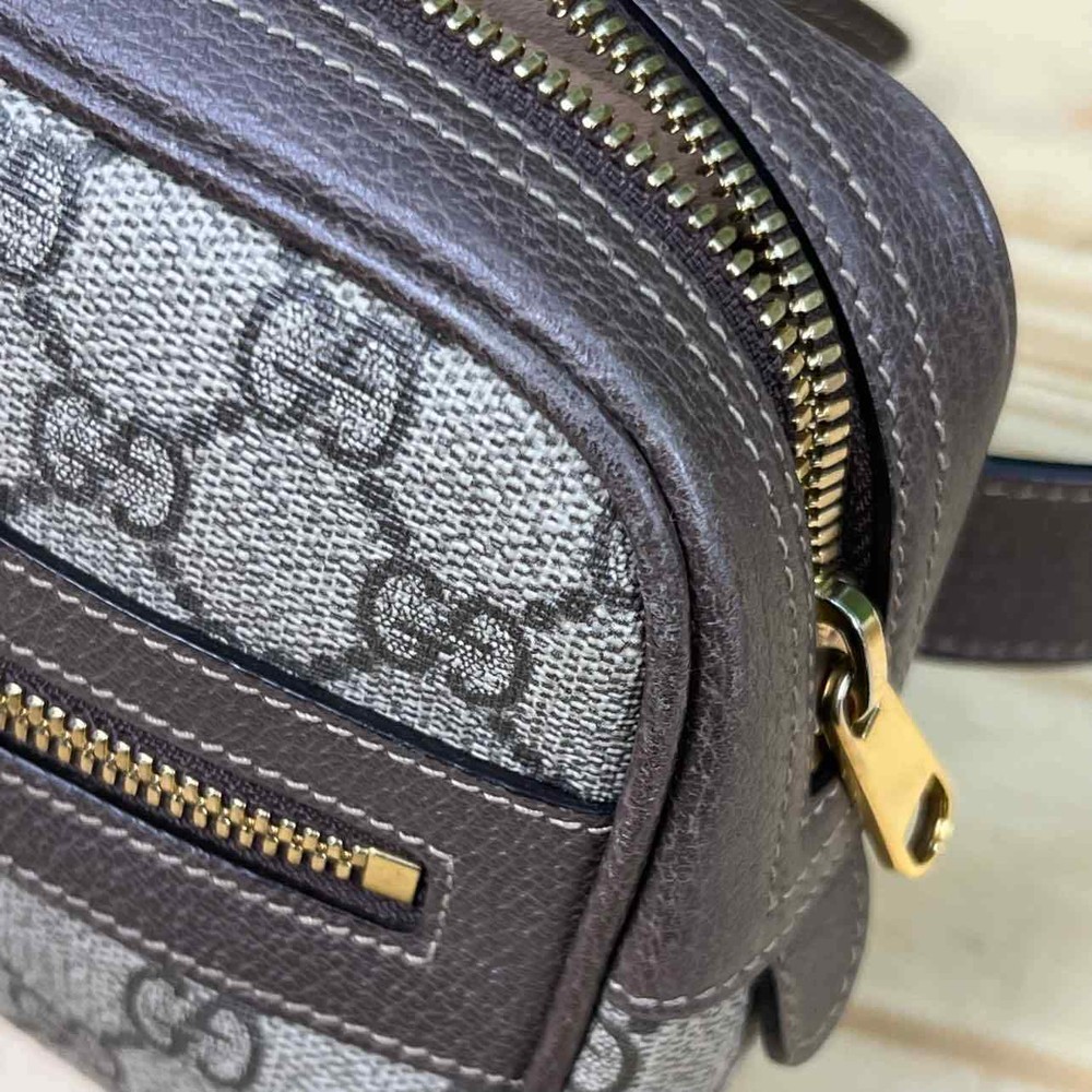 Gucci Ophidia Mini Belt Bag 4381-1 Black GG Supreme