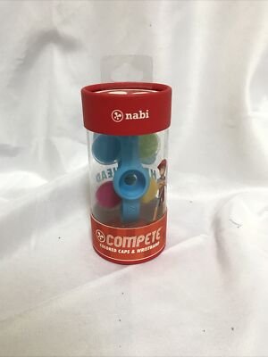 nabi compete, colored caps and wristbands for kids 