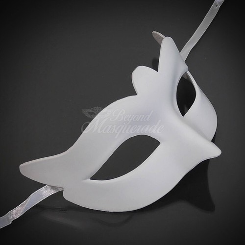 DIY Unpainted Mardi Gras Venetian White Blank Halloween Costume Masquerade Mask - Picture 35 of 116