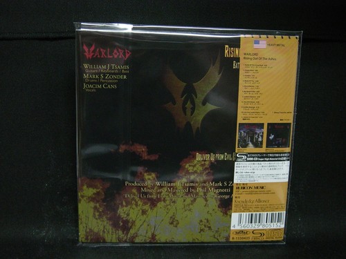 WARLORD Rising Out Of The Ashes + 2 JAPAN MINI LP CD Fates Warning Hammerfall - Picture 2 of 2