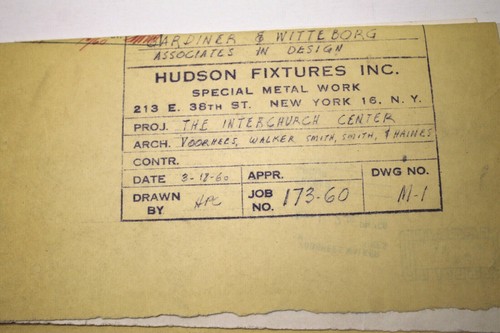 Idea de diseñador comercial de mediados de siglo planos fotográficos cartera de arquitectura NYC NY   - Imagen 7 de 11