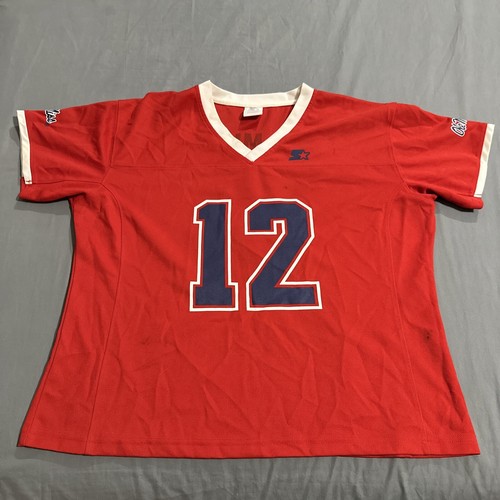 Starter Mississippi Ole Miss Rebels  Womens No 12 Jersey shirt L 12/14 - Picture 1 of 14