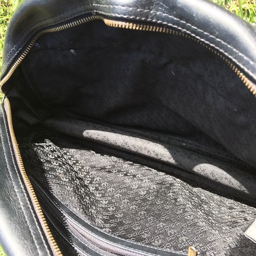 Adidas Black Vintge Authentic Designer Signed Shoulder Bag Cottage-core Bag - Picture 12 of 21