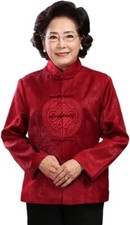 Chinese New Year Celebration Dress Mom's Birthday Banquet Tang Coat Z1380