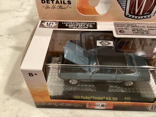 M2 MACHINES DETROIT-MUSCLE 1:64 ‘Lot of 5’ R40 Diecasts w/Display Box - Bild 6 von 7