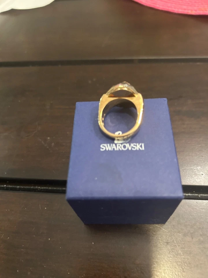 ANILLO CRISTAL ORO SWARVOSKI HELIOS USADO TALLA 6.5/7 DISEÑO CRY 957054 Foto 3 de 4
