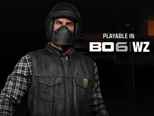 Call Of Duty COD Black Ops 6 WarZone Chill Flannel Operator Skin Monster Energy