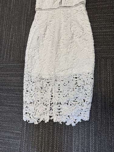lulus dress medium white machine washable 100% polyester - Picture 2 of 16