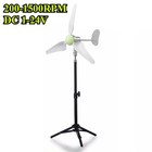 DC1-24V 200-1500RPM Micro Wind Turbine Breeze Ironless Core Generator Portable