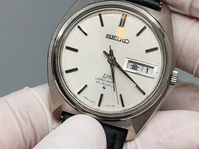 Vtg1969【N Mint/Box】'Kanji' Seiko Lord Matic LM 5606-7000