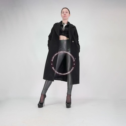 GIANMARCO LORENZI womens leather pumps IT38 EU38,5 US8 platform steel heel Italy - Picture 2 of 21