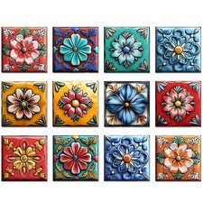 Peel and Stick Backsplash Tiles 12 Pack - 5.9x5.9 Inch Removable Decals for K...