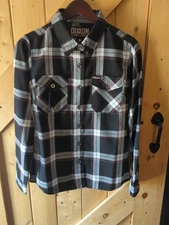 Dixxon Flannel Shirt Women M THE CHECKERED FLAG
