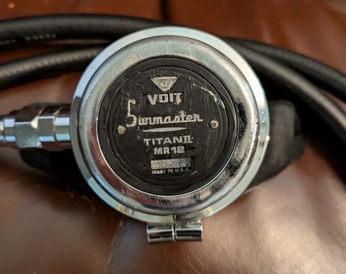 Vintage Scuba Voit Titan II/MR 12 regulator w/ SeaVue SPG, working