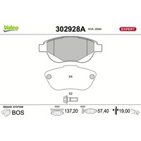 1X Bremsbelagsatz, Scheibenbremse Valeo 302928A Passend FüR CitroËN Peugeot