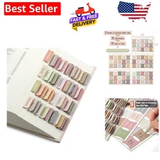 Chic and Durable Laminated Spanish Bible Tabs - 75 Boho-Themed Indexing Helpers