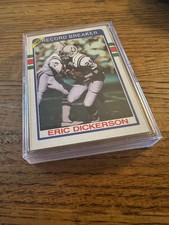 Eric Dickerson cards. Lot of 29 raw cards. Pristine! New and old. 