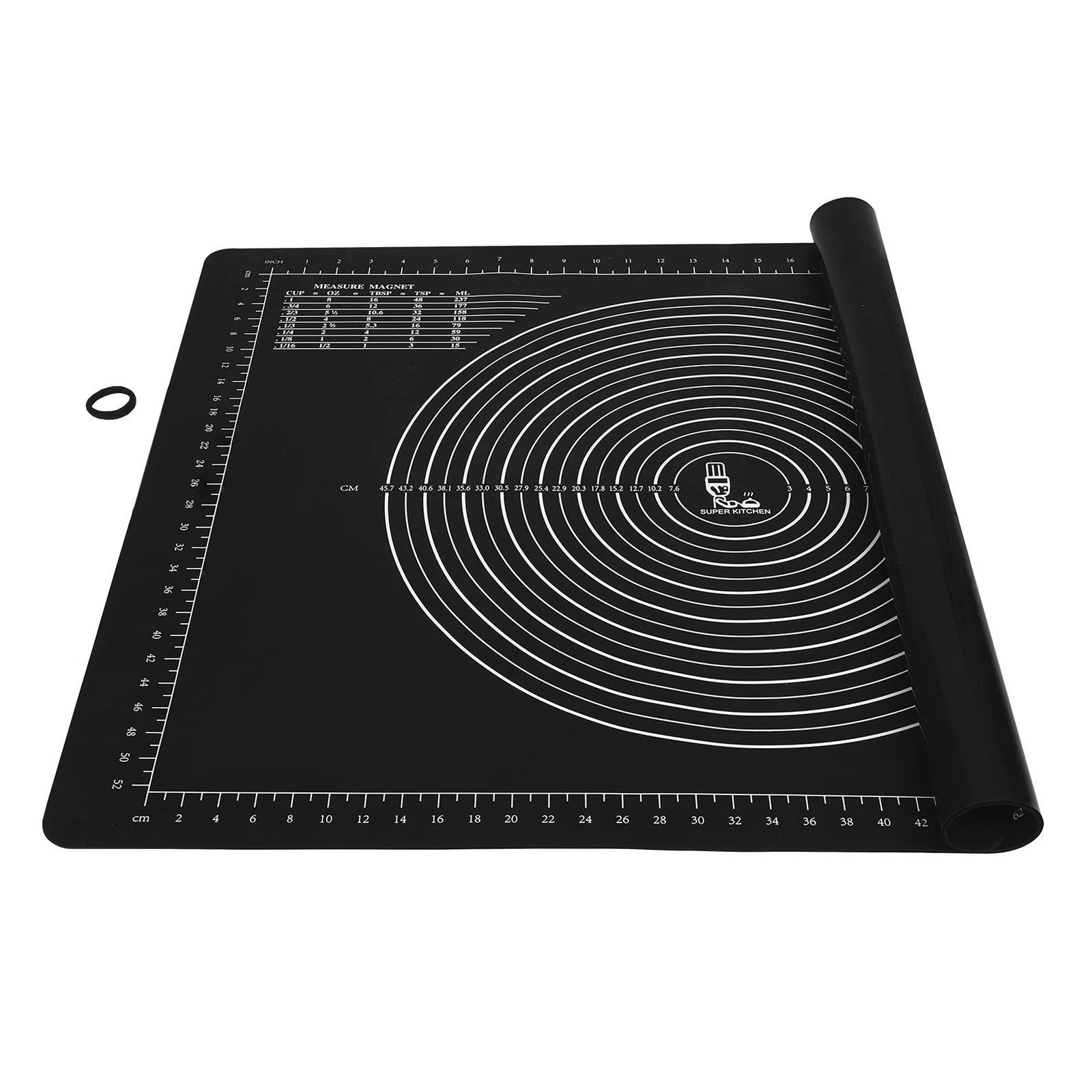 Non-Slip Silicone Pastry Mat Jumbo 31''by 24'' for Non Stick Baking Mats, Tab...
Opens in a new wind