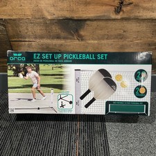 All in One Orca EZ Set up Pickleball Set Comes With Net, Two Paddles, Two balls