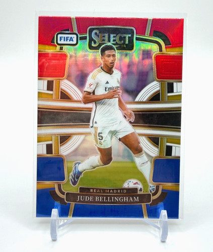 2023-24 Panini- Select Fifa- Jude Bellingham #28 Terrace Red White and Blue