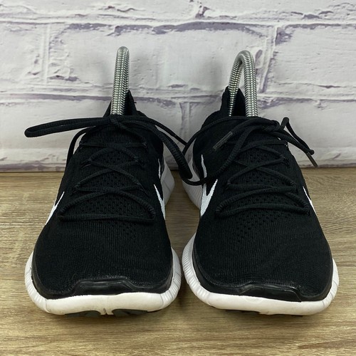Nike Free Flyknit 5.0 Black Running Shoes Men's 7 Athletic Sneakers 615805-010 - Picture 2 of 9
