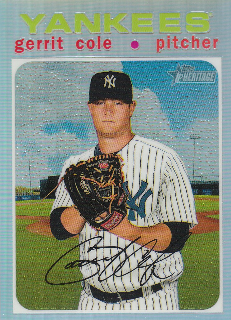 2020 Topps Heritage Baseball "Chrome" Insert and Insert Parallel Cards