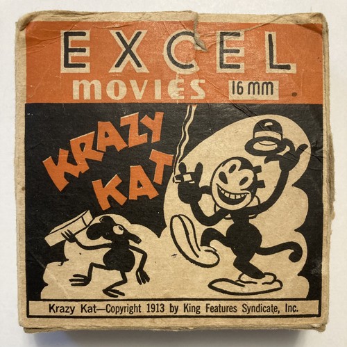 Vintage Krazy Kat 16mm Film - Foto 1 di 5