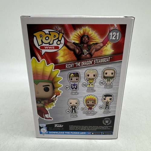 Funko POP! WWE Ricky "The Dragon" Steamboat #121 Vinyl Figure New - Picture 4 of 7