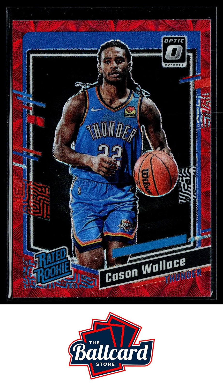 2023-24 Donruss Optic #218 Cason Wallace Red International