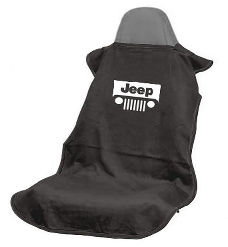 Seat Armour SA100JEPGB Jeep negro con rejilla cubierta de asiento
