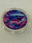 Hayleybug Mint  1 Troy Ounce .999 Silver Colored Great White Shark ~ 6 / 15 Mint