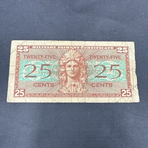 mpc military payment certificate 25 cents - Picture 2 of 2