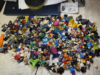 Lego Mini Figure Collection lot + Accessories Star Wars , Batman Some Retired
