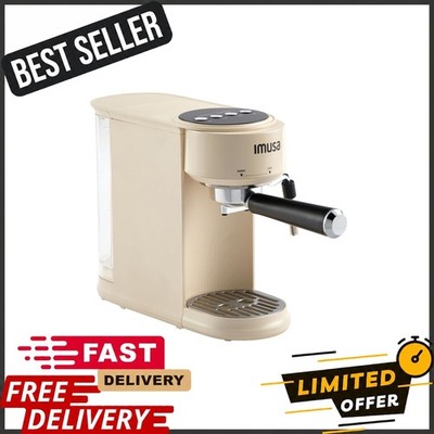 20 Bar Espresso Machine with Milk Frother, Compact 1-2 Cup Espresso & Cappuccino