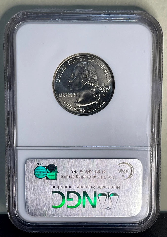 2005-D 25C West Virginia NGC MS69 (Satin Finish) - Washington 50 States Quarters - Image 2 of 2