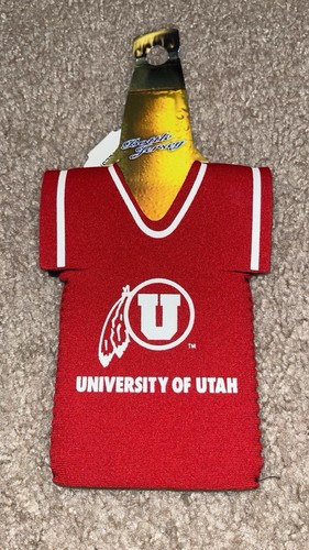 University Of Utah Runnin’ Utes #00 Bottle Jersey Koozie Cooler - Bild 1 von 2