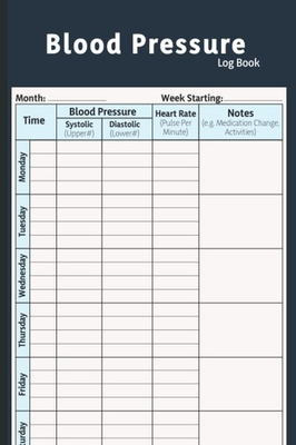 #ad Blood Pressure Log Book: Simple Daily Blood Pressure Log Record amp; Monitor ... $6.74