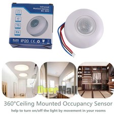 LED Security PIR Infrared Motion Sensor Detector Switch Outdoor Light AC85-265V