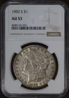 1902 S Morgan Silver Dollar $1 - NGC AU53 - Very Original Scarce Coin SKU#594