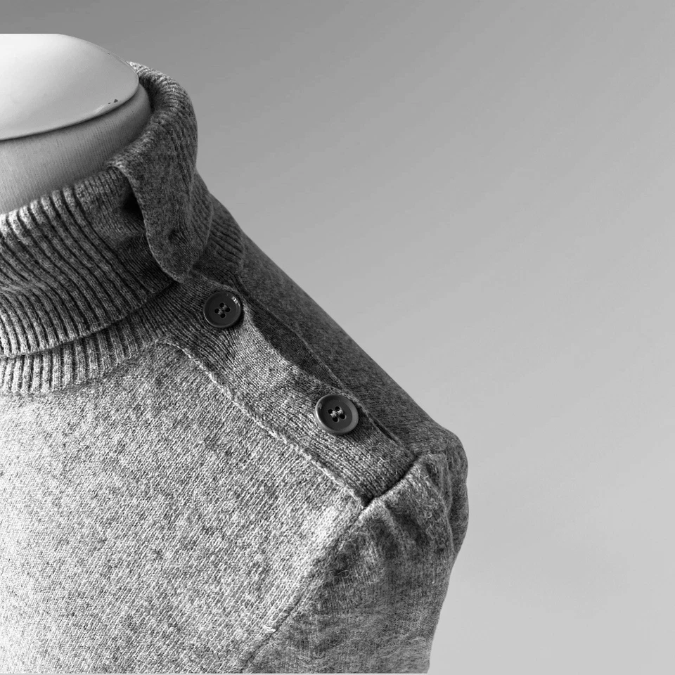 Wollkleid der Marke Benetton, Klassisch, Grau, Ungetragen, wie Neu - Bild 3 von 4